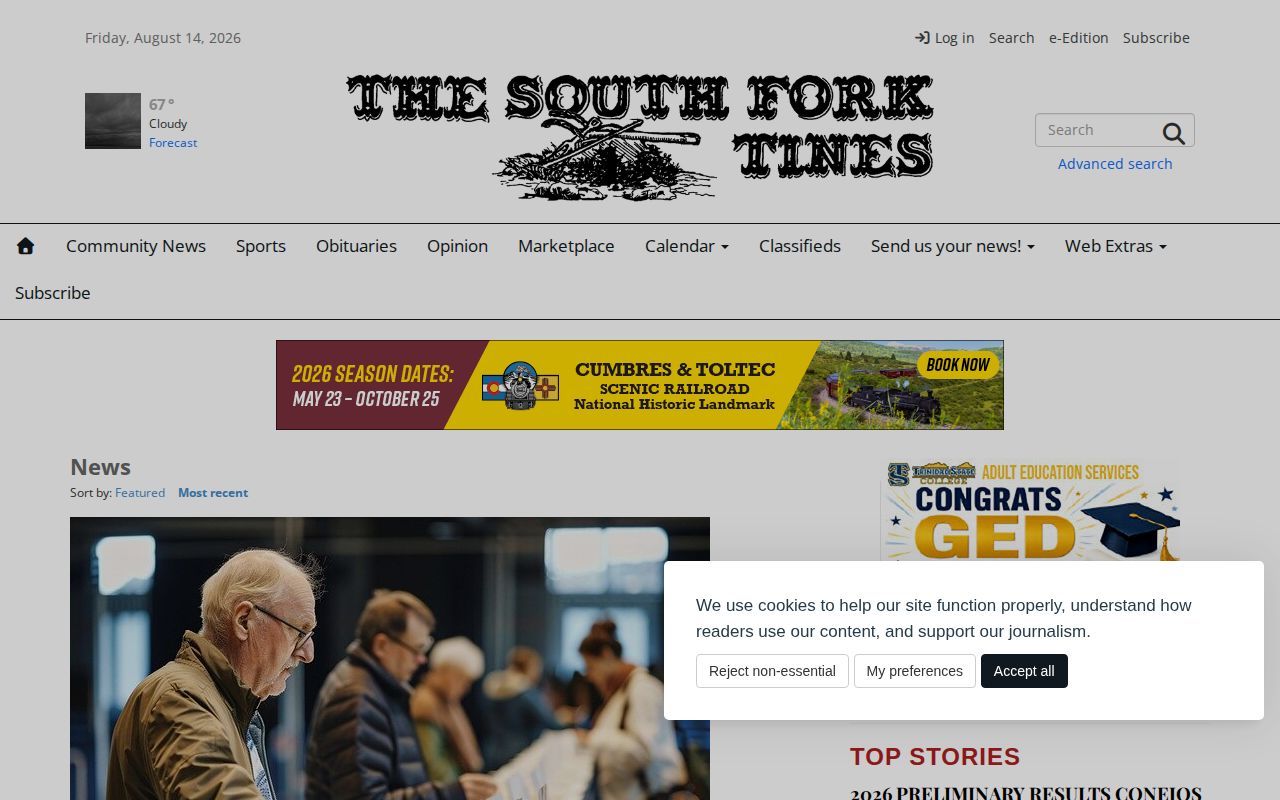 South Fork Tines Rio Grande County arrest and crime news section